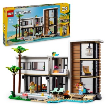 LEGO Creator 3in1 31153 Современный пляжный домик Многоквартирный дом Лесной коттедж