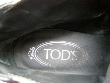 TOD'S luksusowe zamszowe botki ROZ.39 NOWE