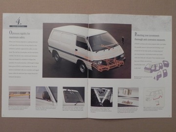 Prospekty - TOYOTA - HIACE + LITEACE - 1986/1992 r