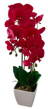 STORCZYK SZTUCZNY w doniczce silikonowy ORCHIDEA