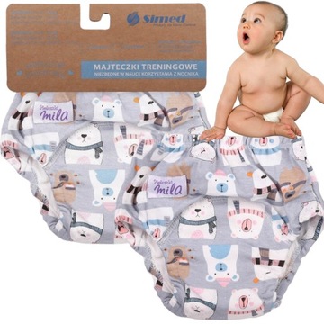 Majteczki treningowe PREMIUM 12-14kg Nauka nocnika