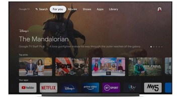 МУЛЬТИМЕДИЙНЫЙ ПЛЕЕР GOOGLE CHROMECAST 4.0 NETFLIX 4K SMART TV Пульт дистанционного управления