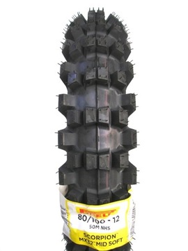 80/100-12 PIRELLI SCORPION MX32 MID SOFT 50M TYŁ