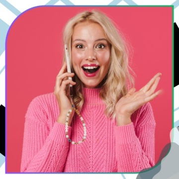 Телефон шнурок бусины жемчуг кулон