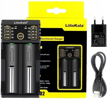 Lii-500S LCD multifunctional universal 4-port lithium battery charger