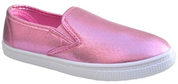 MODNE TRAMPKI tenisówki wsuwane SLIP ON 34-21cm