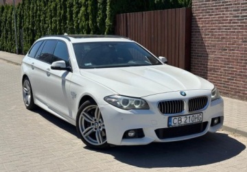 BMW Seria 5 F10-F11 Touring Facelifting 525d 218KM 2016 BMW Seria 5 525D 2016r LCI F11 M-Pakiet AUTOMATZAMIANA 2.0 Diesel 218KM