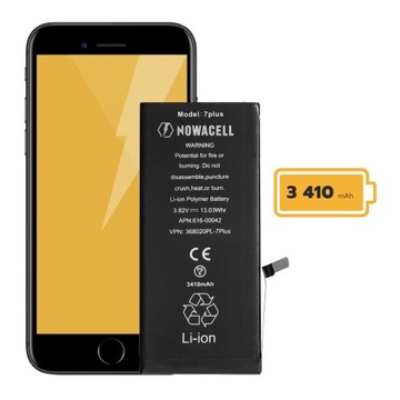 Аккумулятор Nowacell iPhone 7 Plus — емкость 3410 мАч