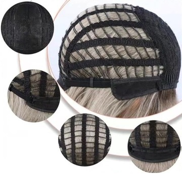 ПАРИК ВОЛОСЫ ПАРИК СЕРЫЙ СЕРЫЙ ДЛИННЫЙ ПРИНЦ АРИСТОКРАТ СУДЬЯ БАРОККО КОСПЛЕЙ