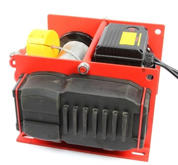 ЛЕБЕДКА, ЭЛЕКТРИЧЕСКАЯ ТРОСОВАЯ СТРОИТЕЛЬНАЯ ЛЕБЕДКА, 500/1000 КГ, ВЕРЕВКА 30М