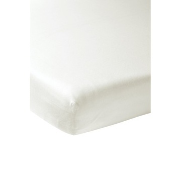 Meyco Home Jednokolorowy prześcieradło łóżko pojedyncze - warm white - 90x2