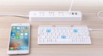 МИНИ-СКЛАДНАЯ БЕСПРОВОДНАЯ ПОДСТАВКА ДЛЯ КЛАВИАТУРЫ ДЛЯ ТЕЛЕФОНА-ПЛАНШЕТА ХИТ!