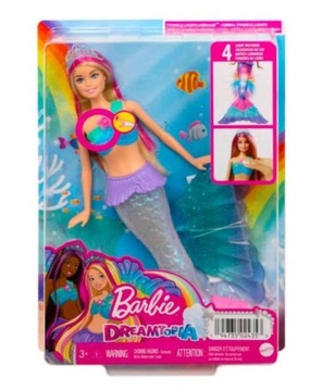 LALKA BARBIE DREAMTOPIA SYRENKA SWIECACA HDJ36 MAT