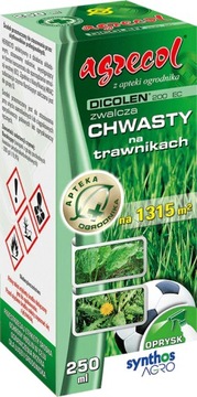 Dicolen 200EC zwalcza chwasty na trawniku 250 ml A