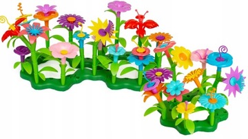 ЦВЕТЫ ЦВЕТОЧНЫЙ САД КРЕАТИВНЫЙ САД блоки 135 ЭЛЕМЕНТОВ + КОНТЕЙНЕР