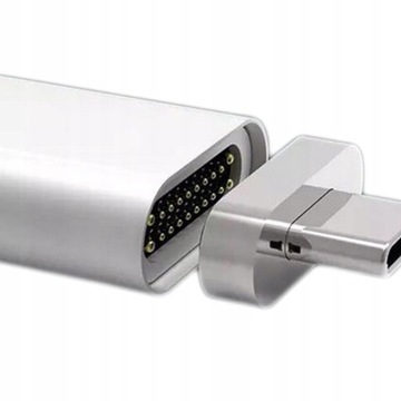 Магнитный адаптер USB C Поддержка видео 4K 60 Гц