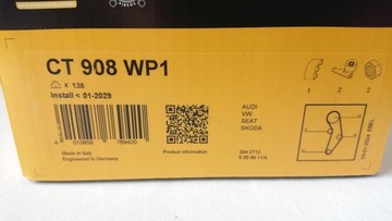 КОМПЛЕКТ ГРМ CONTINENTAL VW GOLF V VW PASSAT B6 1.6 SKODA OCTAVIA I II