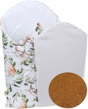 ROŻEK BECIK NIEMOWLĘCY Z WKŁADEM KOKOSOWYM USZTYWNIANY BAWEŁNA BABYMAM