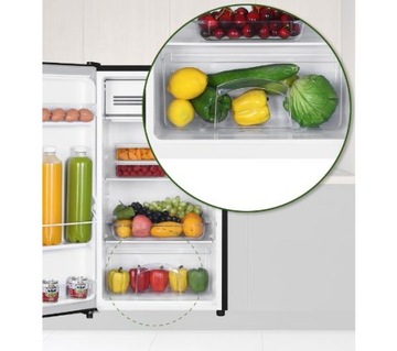 Холодильник MPM 90-CJ-28 85 см 90л 39 дБ Inox Черный