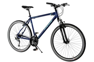 Rower 28 Kands Crossline 1100 M19 granat-mięt 2022