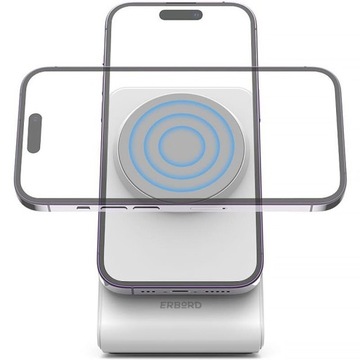 ŁADOWARKA INDUKCYJNA 15W DO MAGSAFE NA IPHONE 12 13 14 15 STANDBY MODEiOS17