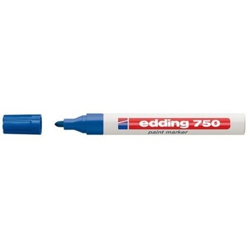 Edding 750 Marker olejowy 2 - 4 mm niebieski