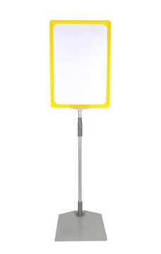 Телескопический рекламный стенд 60 см с рамкой А4.