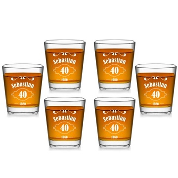 Графин с гравировкой и 6 бокалами для виски в подарок