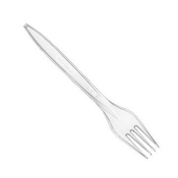 Sztućce Premium Widelec 18 cm transparent 50 szt.