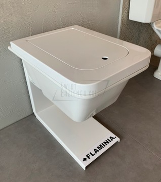 Flaminia Volo Miska WC Wisząca z deską biała