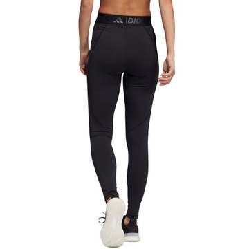 Legginsy damskie adidas Techfit High Rise Long Tights czarne GL0679 XL