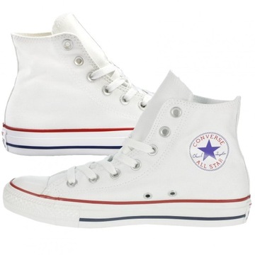 Converse buty trampki białe wysokie Hi All Star M7650 39