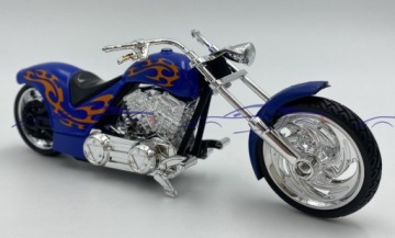 Чоппер Железный CUSTOM синий:18 Motormax
