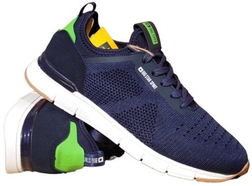 GRANATOWE SNEAKERSY SPORTOWE BIG STAR FF174164 R44