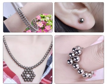 Магнитные шарики Neocube 5 мм 216 шт СЕРЕБРЯНЫЕ