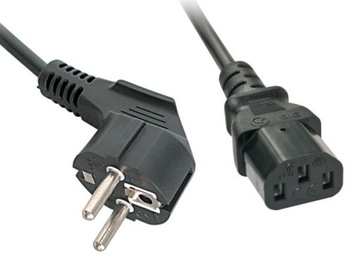 Kabel zasilający Schuko Lindy IEC C13 Lindy 5m