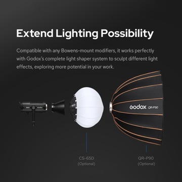 Светодиодная видеолампа Godox SL300II Studio мощностью 320 Вт.