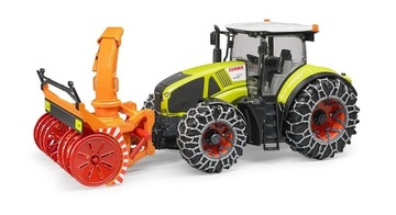 BRUDER 03017 CIĄGNIK CLAAS AXION 950 Z ODŚNIEŻARKĄ