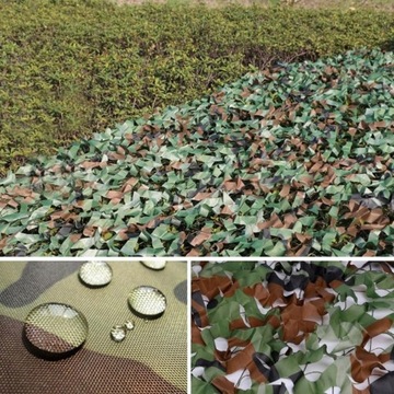 СЕТКА ВОЕННАЯ ВОЕННАЯ ДВУХСЛОЙНАЯ САДОВАЯ КАМУФЛЯЖНАЯ ЗАТЕНИВАЮЩАЯ 2х4М