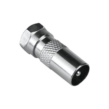 Переходник вилка F – вилка ТВ + вилка F