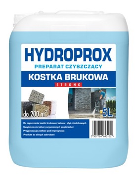 CZYSZCZENIE KOSTKI BRUKOWEJ 5L - do 200m2 - STRONG