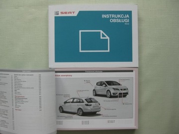 SEAT IBIZA IV 2012-2017 Polska instrukcja obsługi SEAT Ibiza 6J kolorowa !