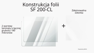 ПРОТИВОВЗЛОМАЛЬНАЯ ФОЛЬГА SF 200-CL 180 МИКРОН 183СМ