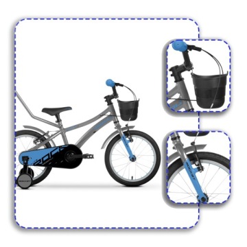 Детский велосипед 14 дюймов TABOU ROCKET LITE ALUMINIUM MEGA LIGHT 6 кг