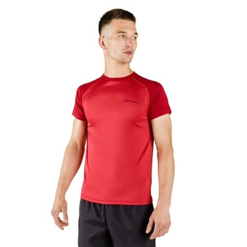 Koszulka tenisowa męska Babolat Play czerwona 3MP1011 S