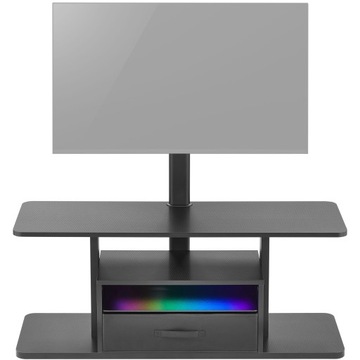 MOZOS CTS1 Szafka RTV stolik z uchwytem na TV VESA 600x400 do 40 kg LED RGB