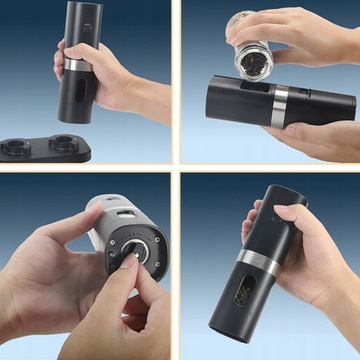Электрическая мельница для соли и перца, набор USB-C