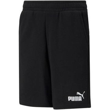 Spodenki dziecięce 586972 01 Puma czarne bawełniane 140