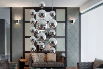 ПОДВЕСНЫЕ СТАЛЬНЫЕ ШАРИКИ ГИРЛАНДЫ ДЛЯ УКРАШЕНИЯ ОКНА