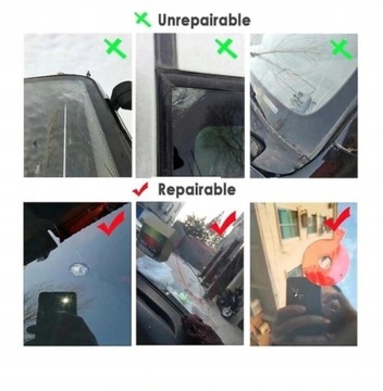 Жидкость для ремонта трещин на стеклах автомобиля - белая.